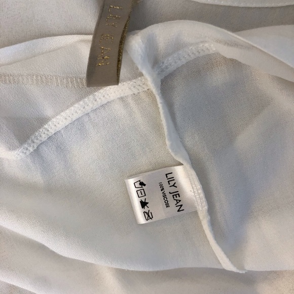 Lily Jean from Ibiza white with gold beads tunic - Picture 3 of 8